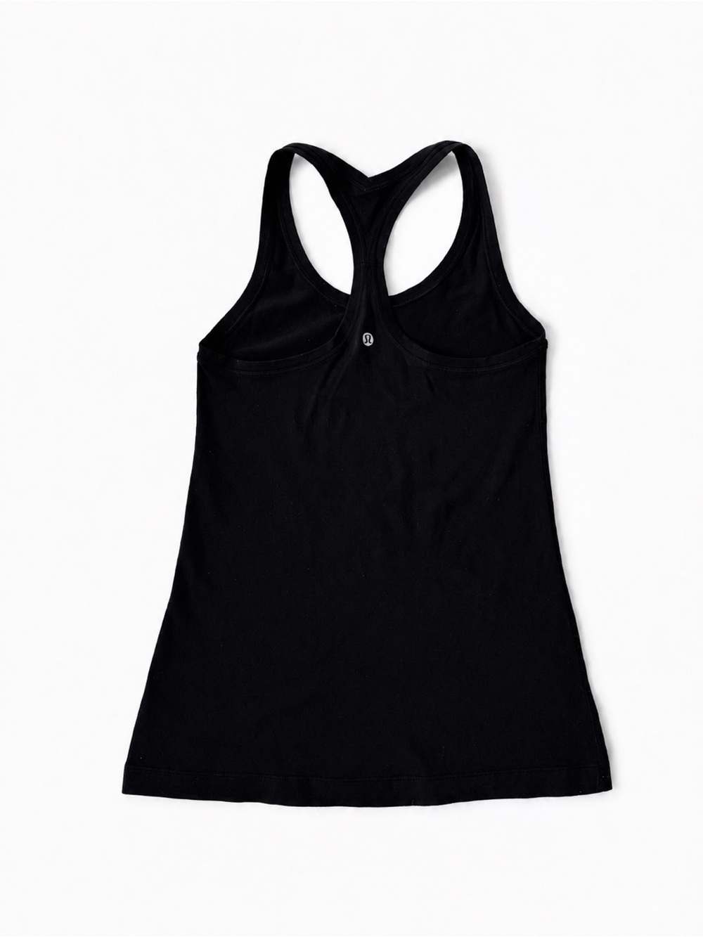 Lululemon Racerback Black Tank Top Size S Athletic Yoga Built In Bra